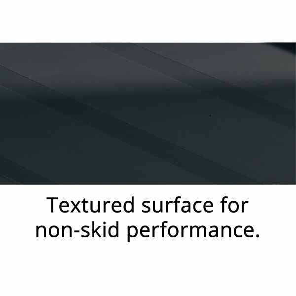 Close-up of a textured surface designed for enhanced grip and non-skid performance, ideal for safety in various applications.
